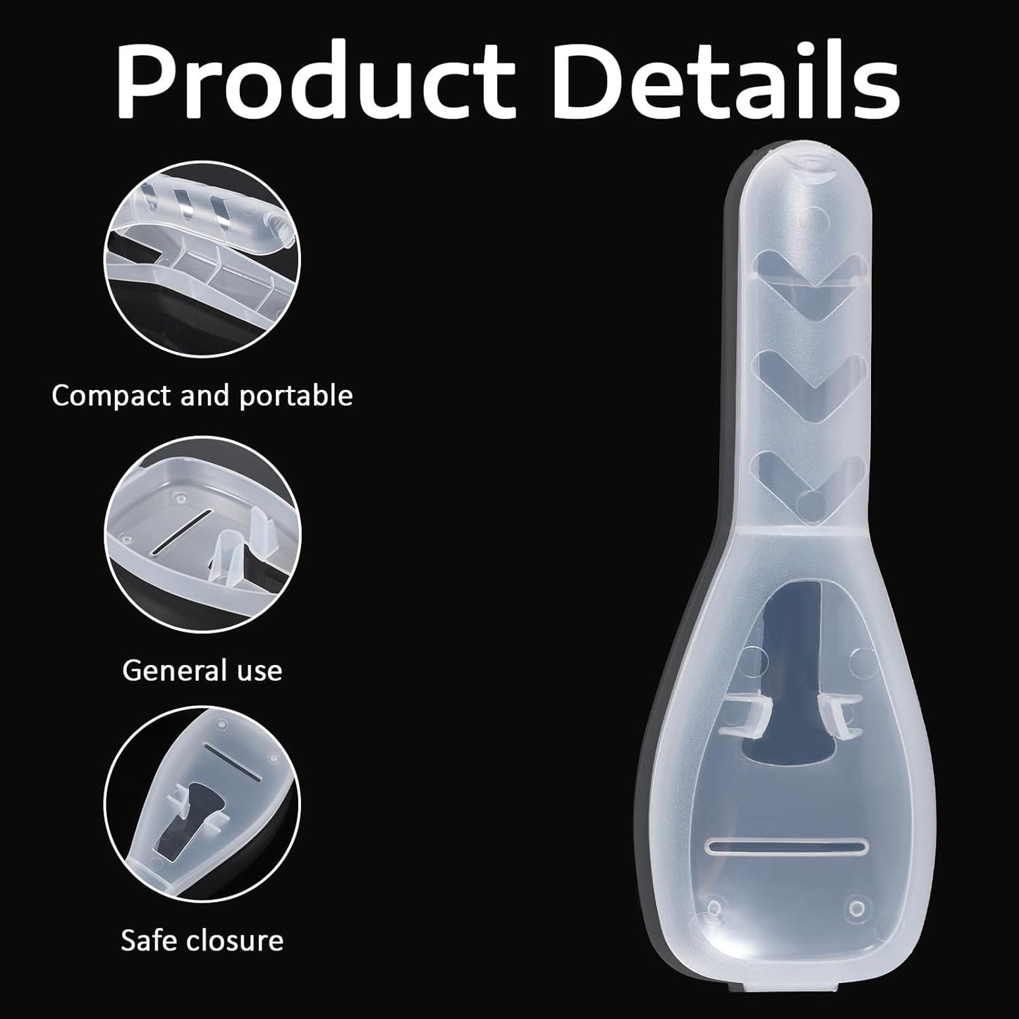 Clear Portable Travel Men Manual Razor Protector Transparent Plastic Box Cover Container Storage Universal Shaver Holder Protector Case Organizer Men's Shaver and Blade Refills Case Accessories