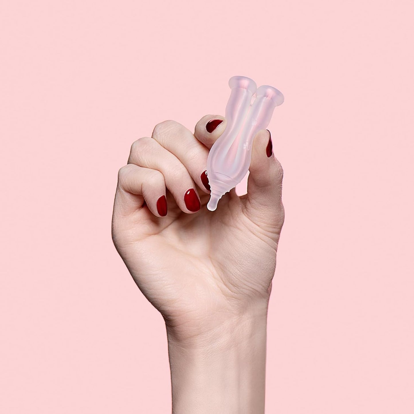 Casco Menstrual Cup & Case - Medical Grade Silicone Period Cup Made in Maine USA, Reusable Menstrual Cup (Standard1 - High Cervix)