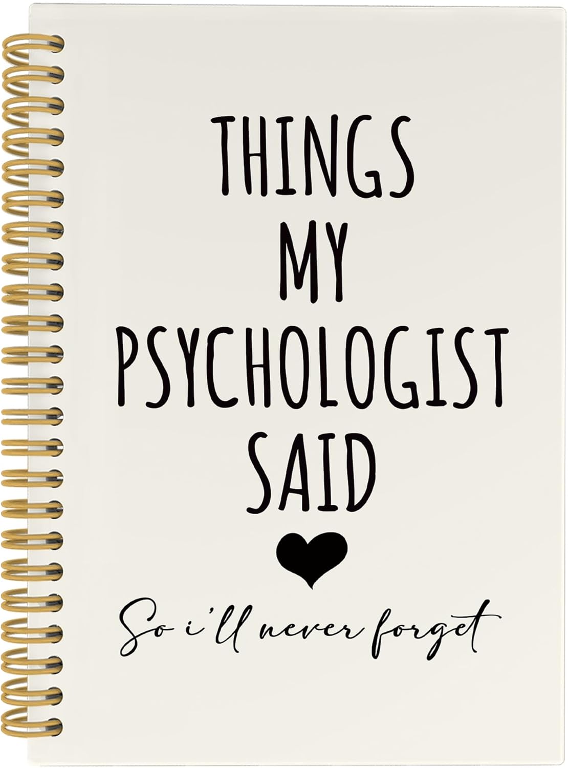 CUANFDDSF Psychology Gifts Notebook, Mental Health Therapy Journal Notebooks for Women, Psychologist Gifts for Women,Writing Pads， Mental Health Therapist Hardcover Spiral Notebook 5.5x8.3 Inch