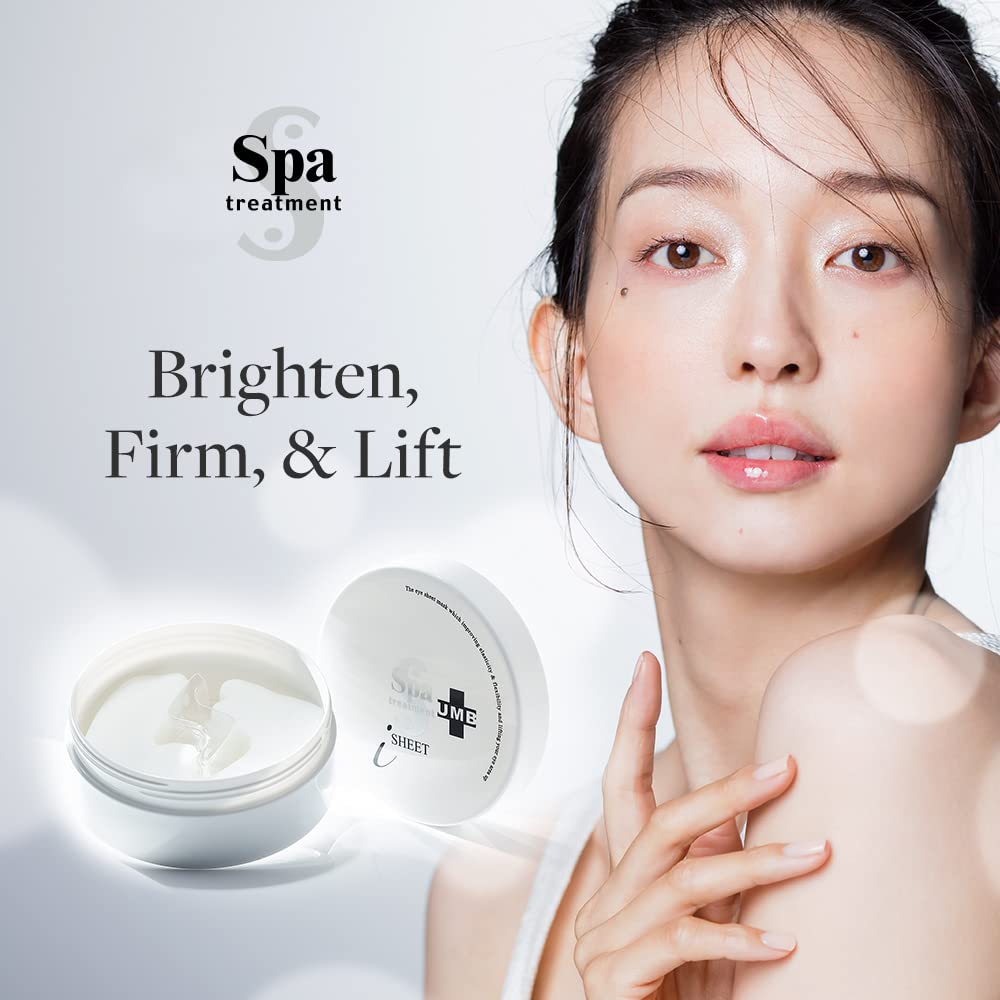 Spa Treatment UMB Stretch iSheet Japanese Under Eye Masks (60 Sheets) - Effective Anti-Aging Under Eye Patches for Dark Circles, Dry, Dull Skin Around the Eyes - Moisturize and Refresh your Skin