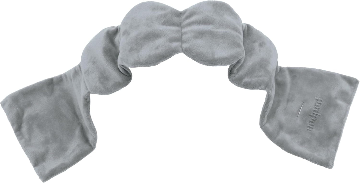Nodpod Gentle Pressure Sleep Mask | Patented Light Blocking Design for Sleeping, Traveling & Relaxation - Elephant Gray