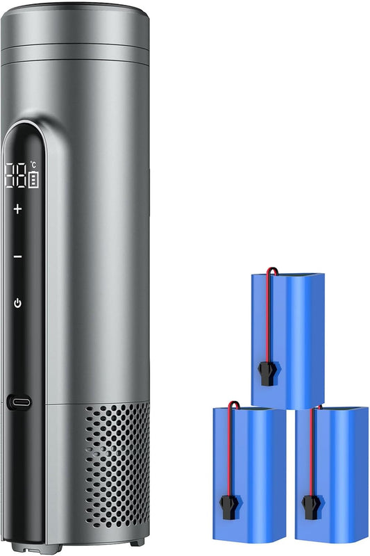 Insulin Cooler Travel Case TSA Approved – Portable Diabetic Medication Cooler with USB Charging & Backup Battery, Keeps Insulin at 0–18°C, Fits 1–7 Pens, for Travel & Daily Use (Titanium Gray)