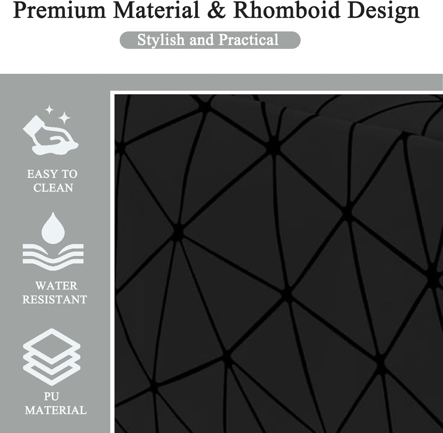 Sanitary Napkin Storage Bags Set, Portable Period Bag for Teen Girls Small Make up Bag for Purse, Portable Menstrual Pad Pouch (Large & Small Black)