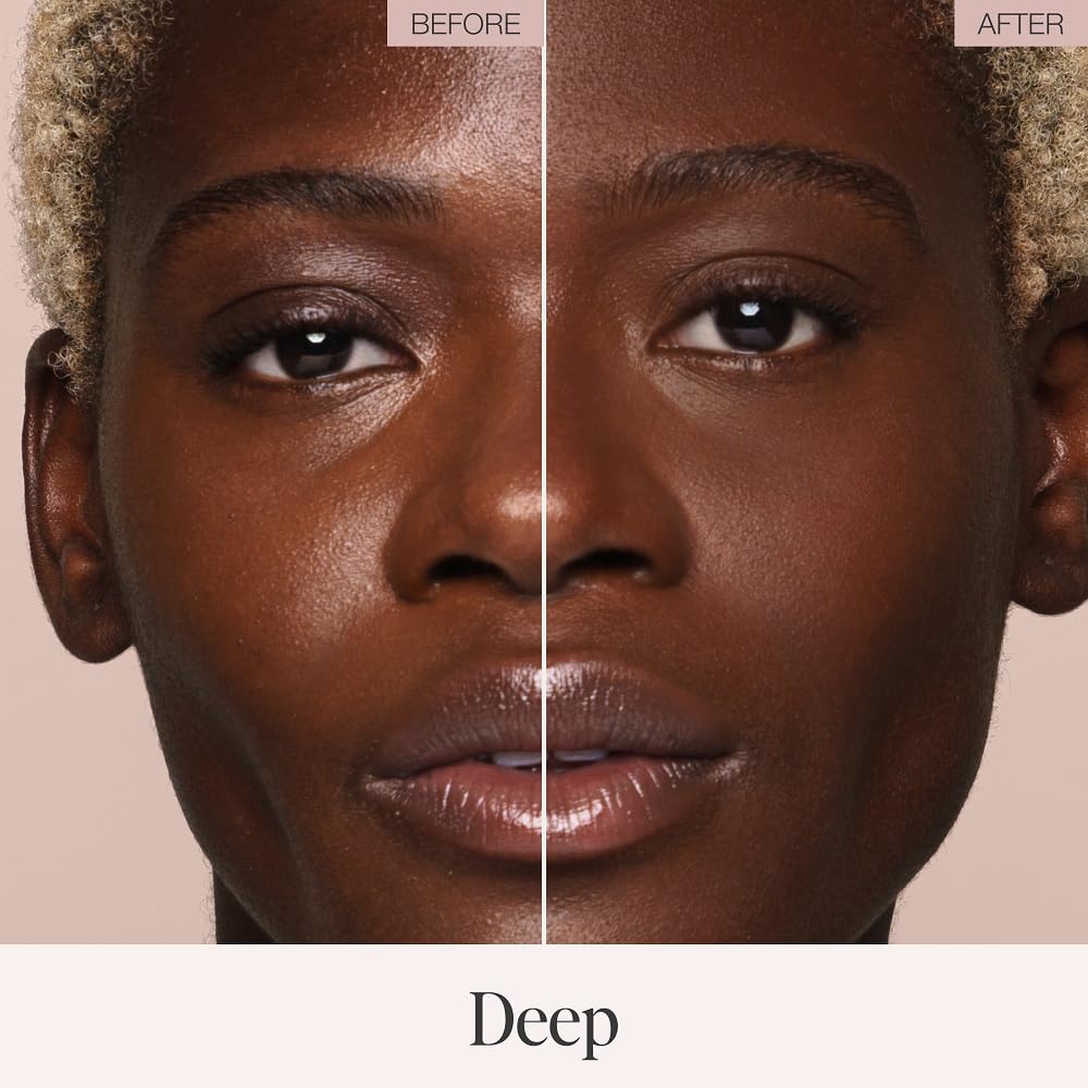 Jouer Soft Focus Hydrate & Setting Powder - Pressed Powder with Matte Finish - Blurring Powder for Fine Lines and Pores - Set Face Makeup Foundation or Concealer - Deep