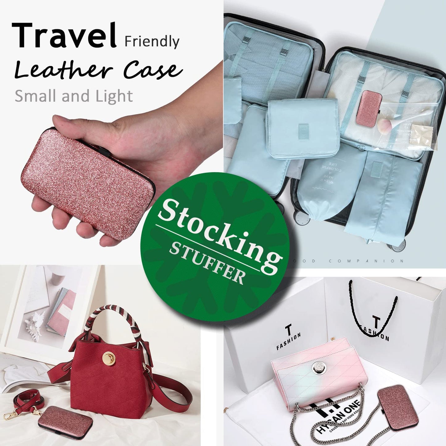 Manicure Set Nail Clippers Kit 6 Pieces in 1 Stainless Steel Professional Grooming Nail Care Tools Including Nano Glass Nail Shiner Buffer File Gift for Men Husband Boyfriend Parents Women