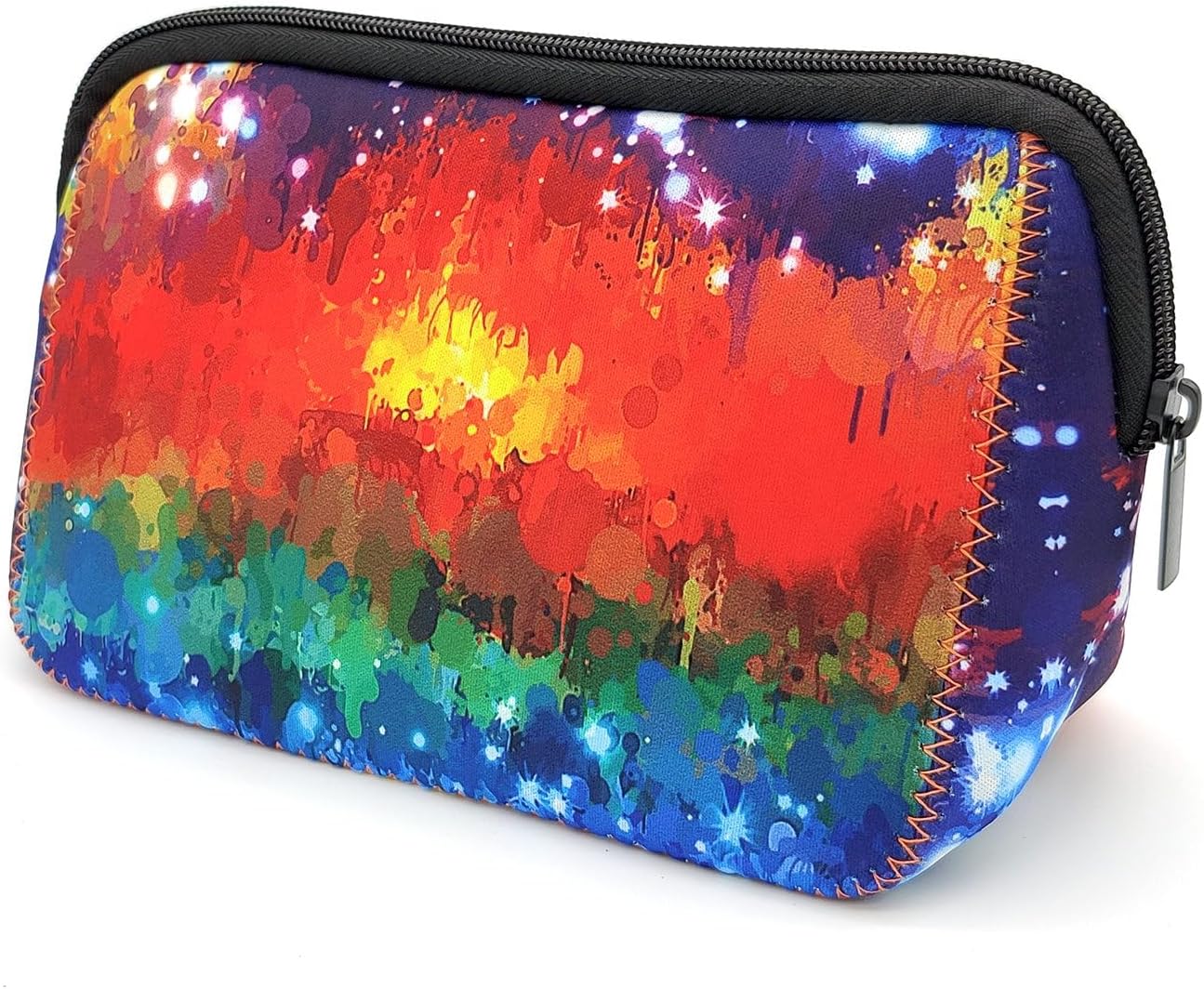 Cosmetic Bag Waterproof Neoprene Zipper Pouch Travel Portable Toiletry Makeup Bags Organizer Case for Women and Girls