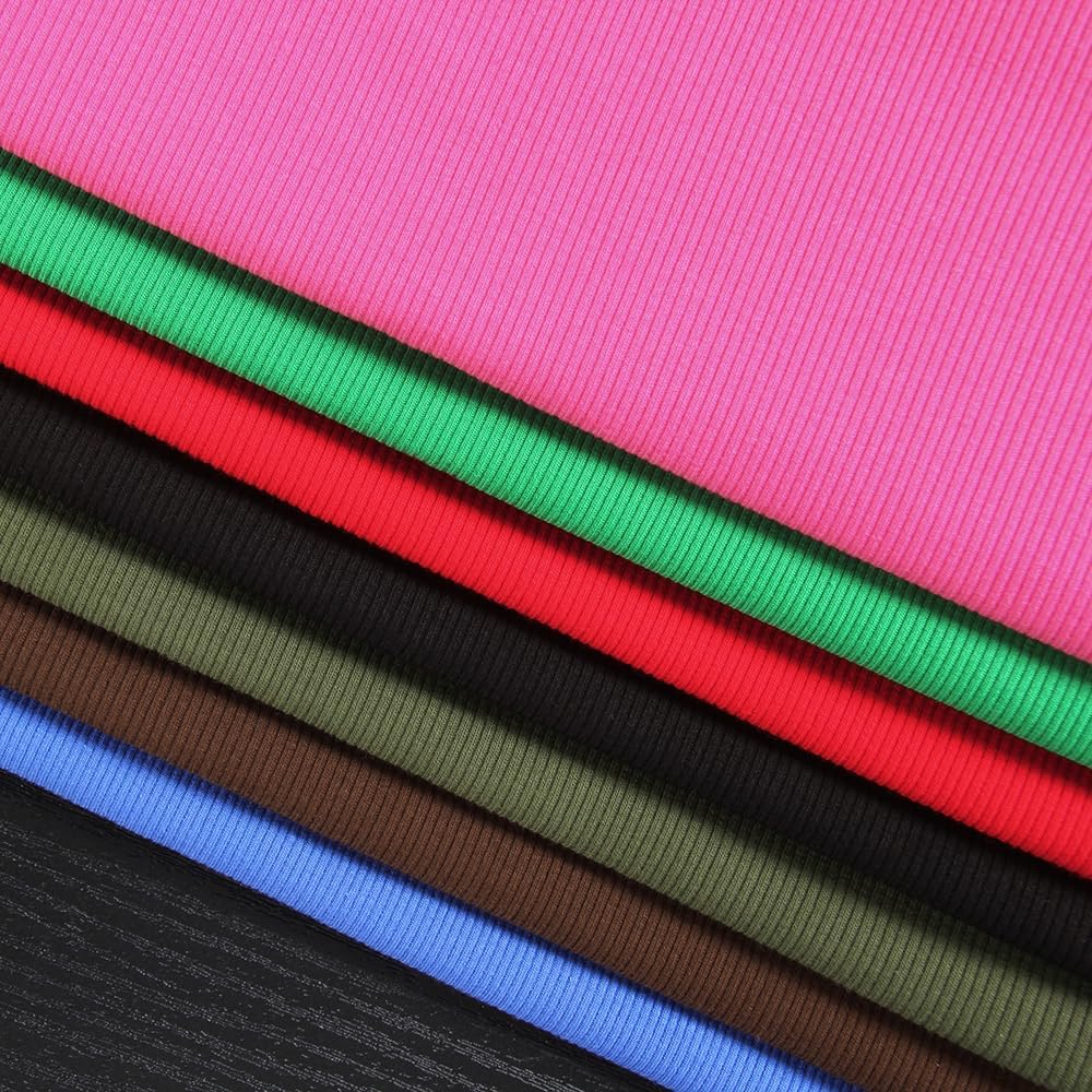 GEMBERA Womens Sleeveless Racerback High Neck Casual Basic Cotton Ribbed Fitted Tank Top