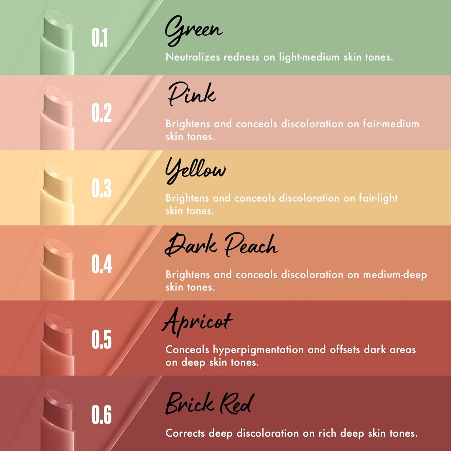 NYX PROFESSIONAL MAKEUP Pro Fix Stick Correcting Concealer, Buildable Medium Coverage Concealer Stick - Brick Red