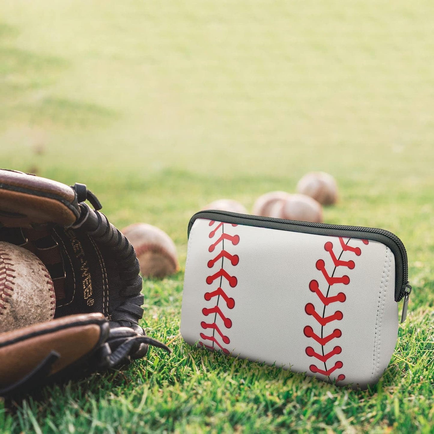 Cosmetic Bag Waterproof Neoprene Zipper Pouch Travel Portable Toiletry Makeup Bags Organizer Case for Women and Girls