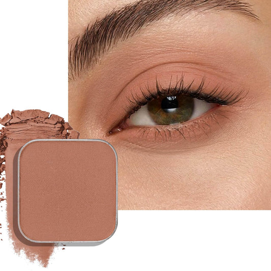 Matte Eyeshadow – Soft Muted Rose with Brown Tones, Natural Look, Easy to Blend, Magnetic Pan for Custom Palette Easy to Apply and Remove (Dusty Rose)