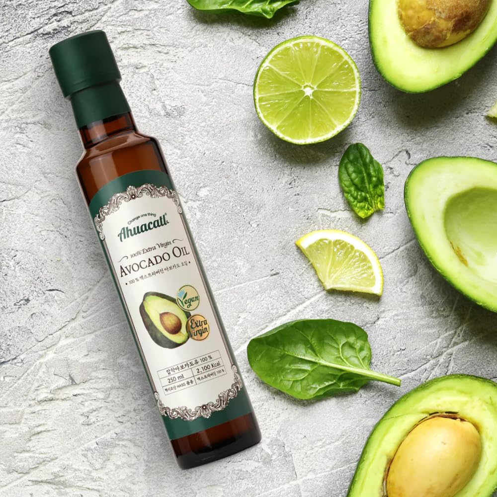 BOTO Premium Ahuacatl Extra Virgin Avocado Oil, 100% Cold Pressed, Vegan Certified, High Smoke Point, Non-GMO, 250ml