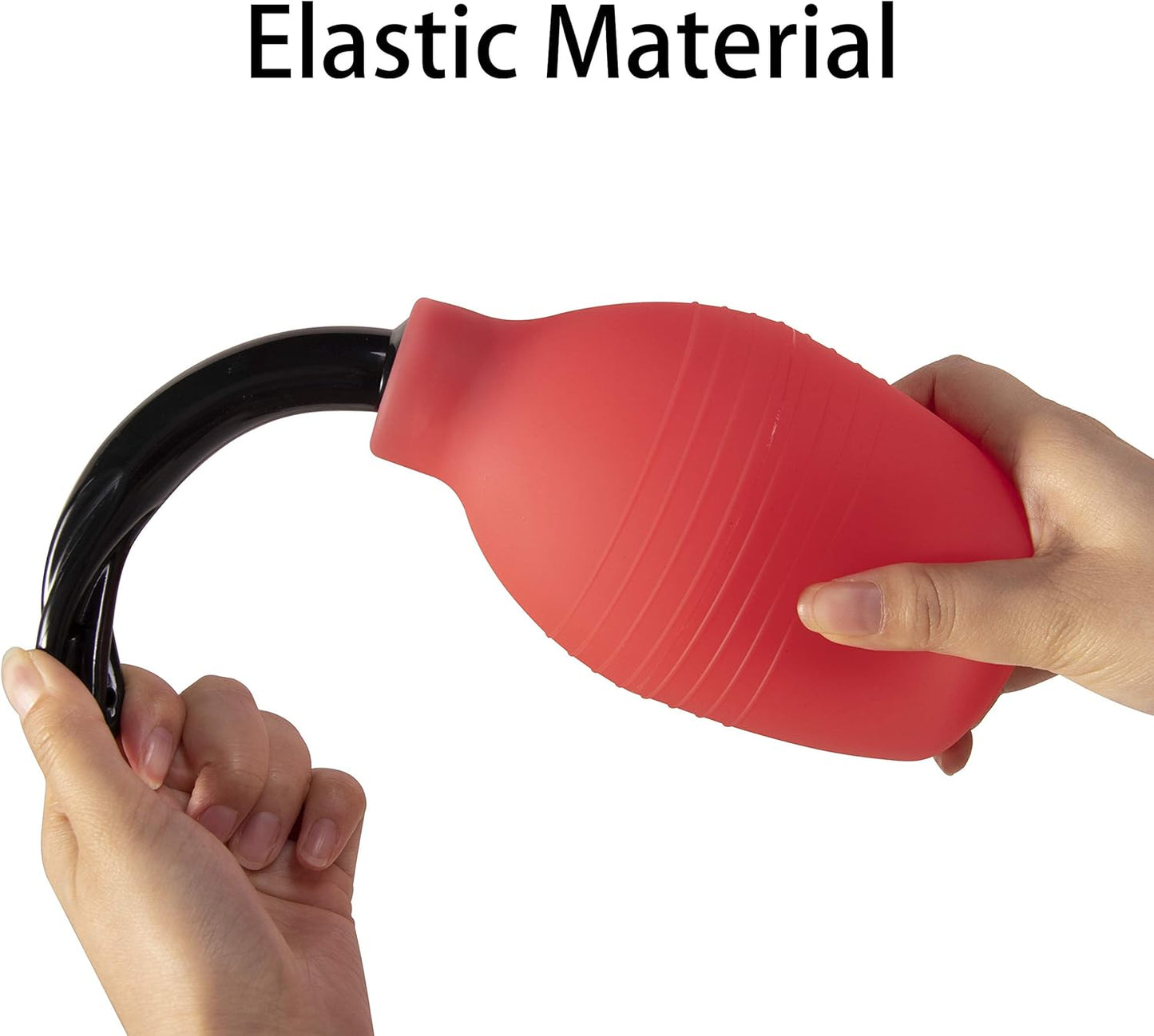 Abyclean Anal Douche Enema Bulb Vaginal Douche Enema Cleaner for Women’s or Man’s Health (310ml Red)