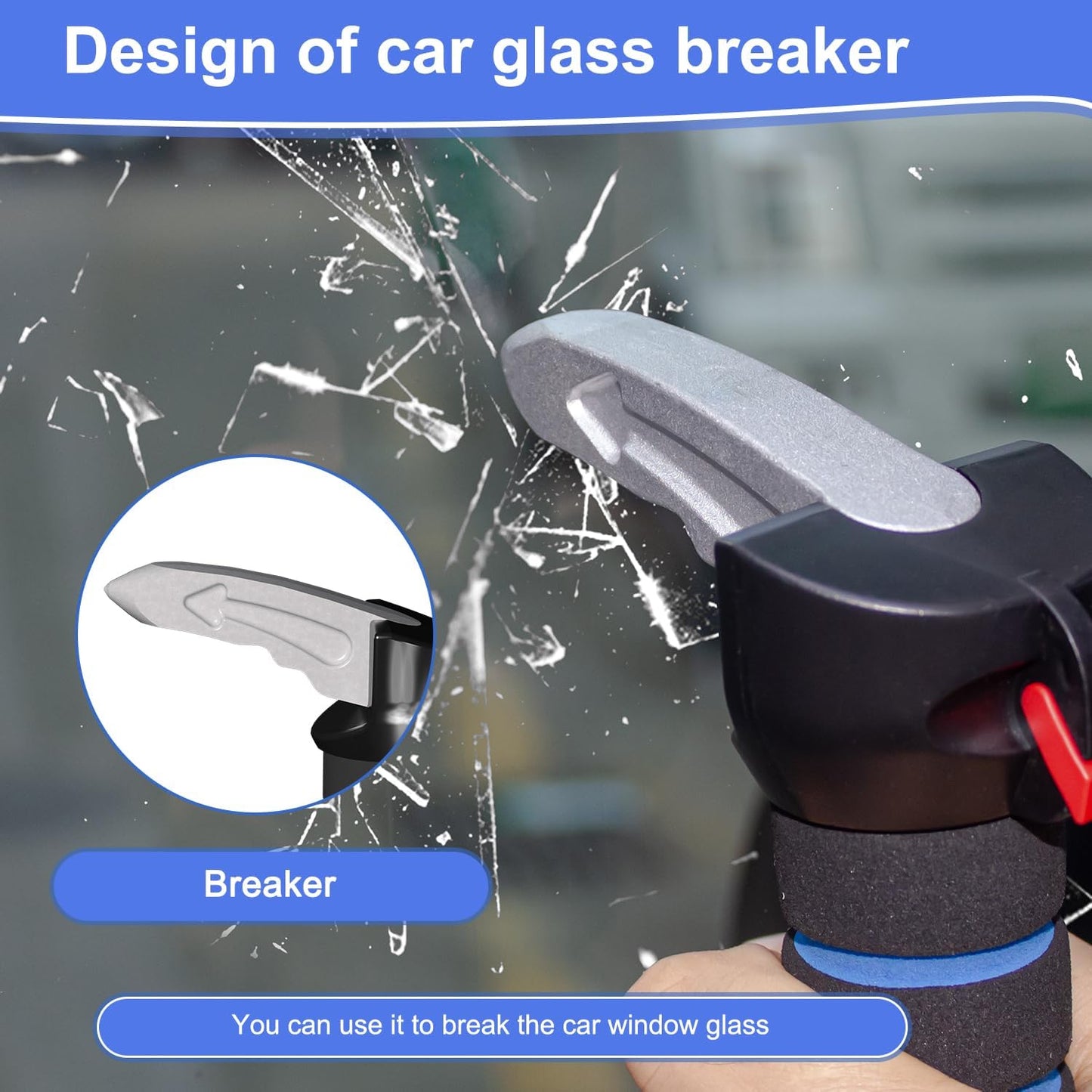 2 Packs 3 in 1 Car Handle Assist,Car Door Handle for Elderly,Support Handle Multifunction Door Latch for Seniors and Handicapped