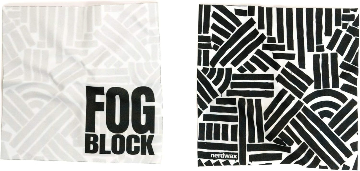 Nerdwax FogBlock | Anti Fog Lens Wipes | Keeps Glasses from Fogging