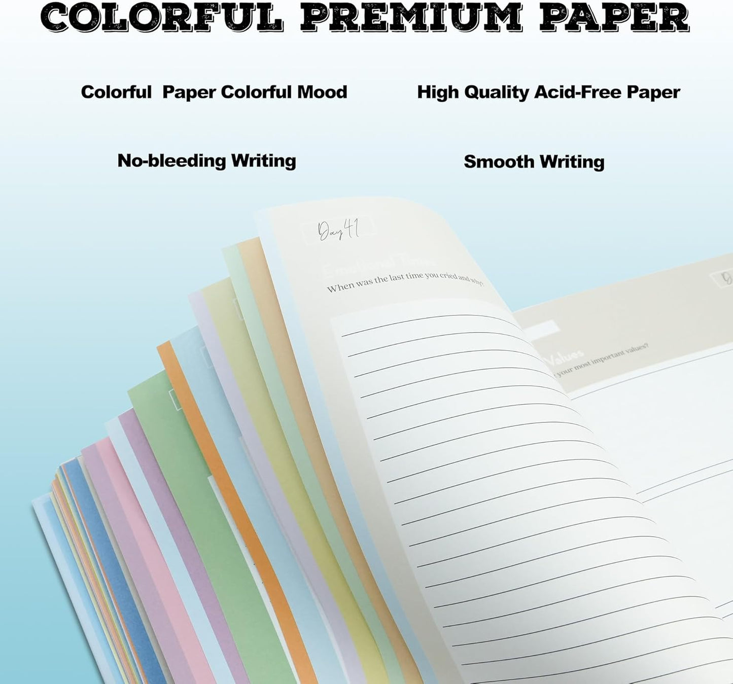 365 Day Mindfulness Journal, Daily Prompts Guided Notebook for Self Discovery Thoughtful Diary