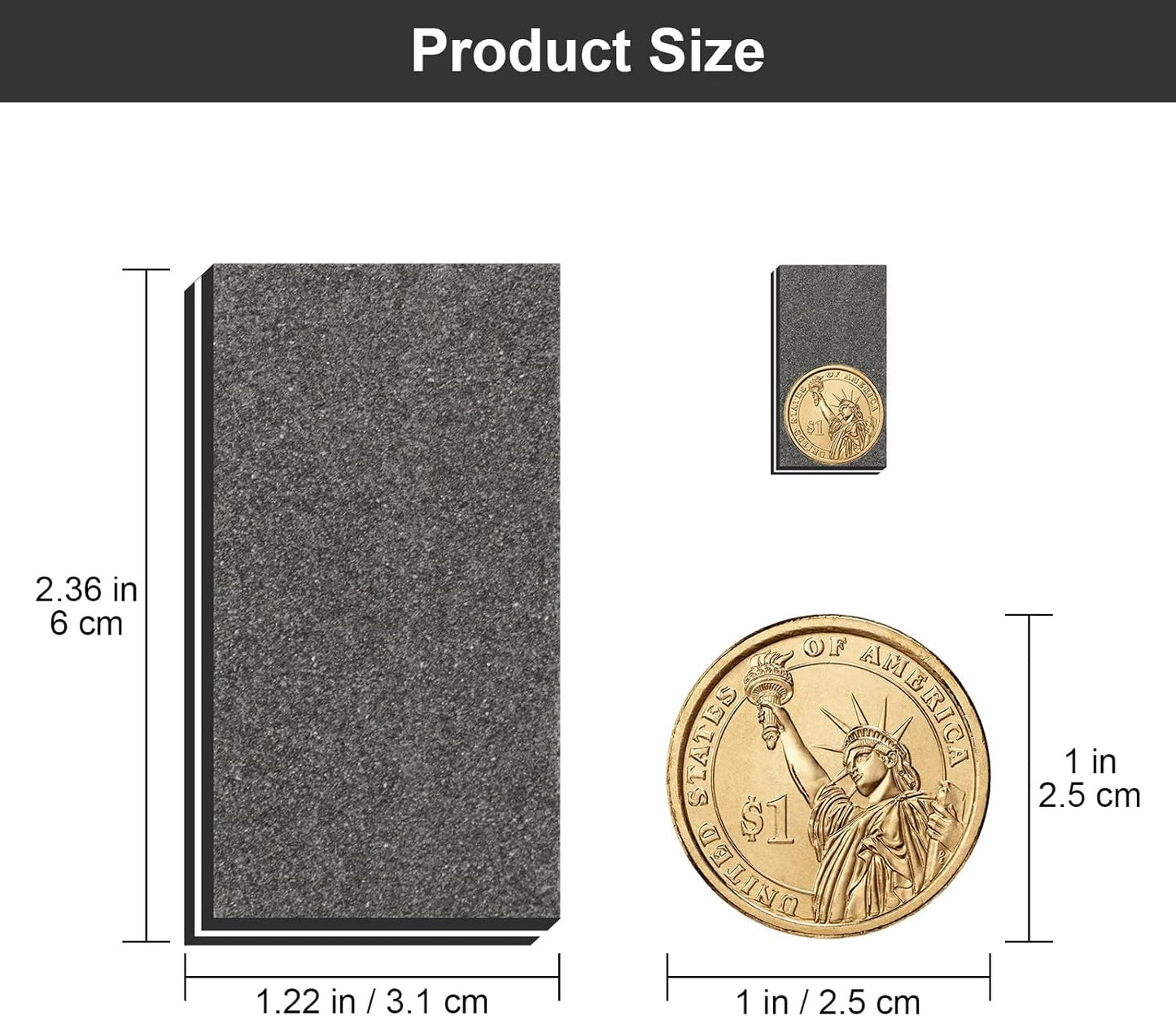 Buffer Block Nail File, 100/180 Grit Sponge Nail Buffers for Acrylic Nails, Mini Buffing Block Double Sided for Manicure Tools 30 Count - Black