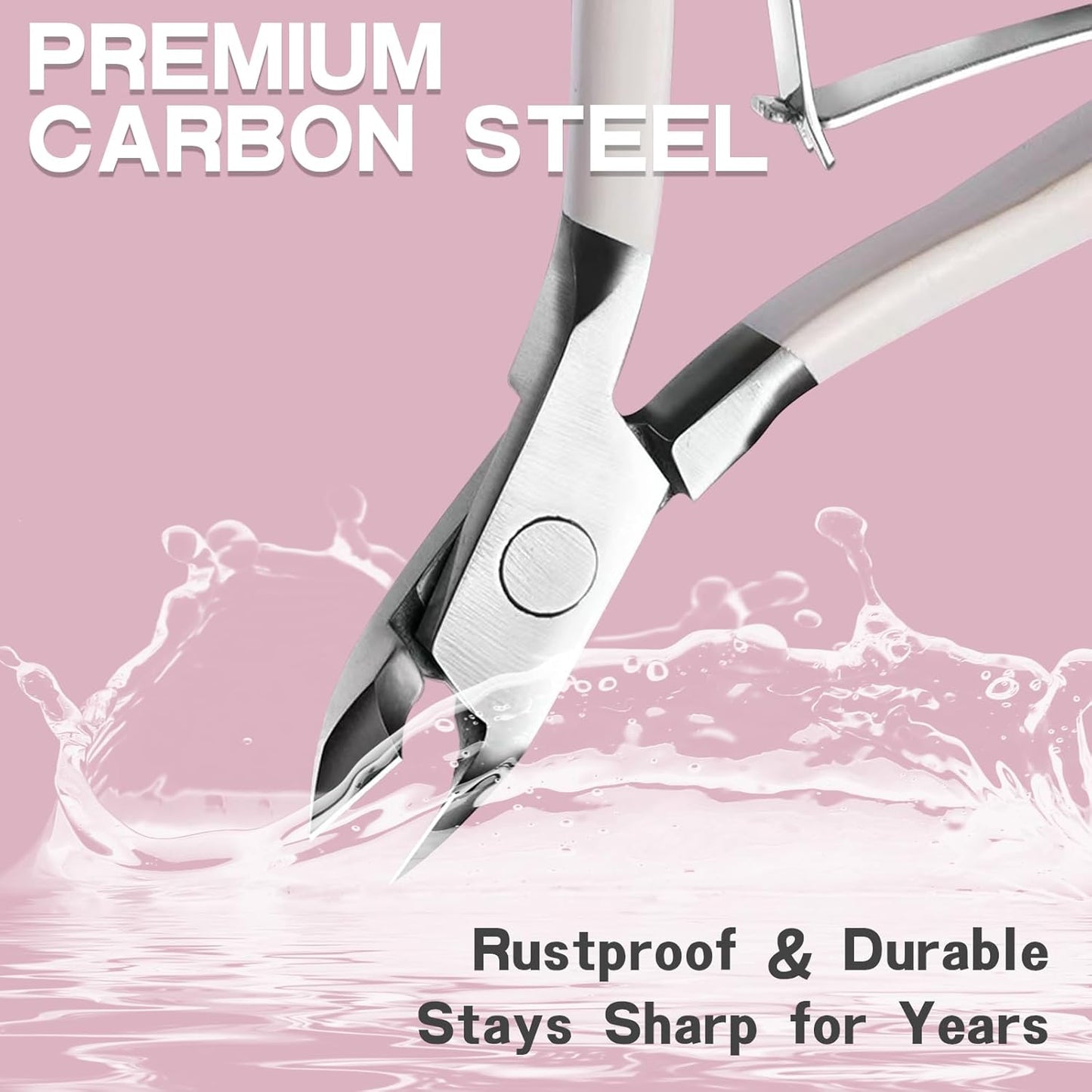 Kylara Cuticle Trimmer,Professional Cuticle Nippers,Stainless Steel Cuticle Cutter and Clippers Rustproof Durable Nail Art Tools for Toenails & Fingernails & Women,Salon and Home Use(1PCS)