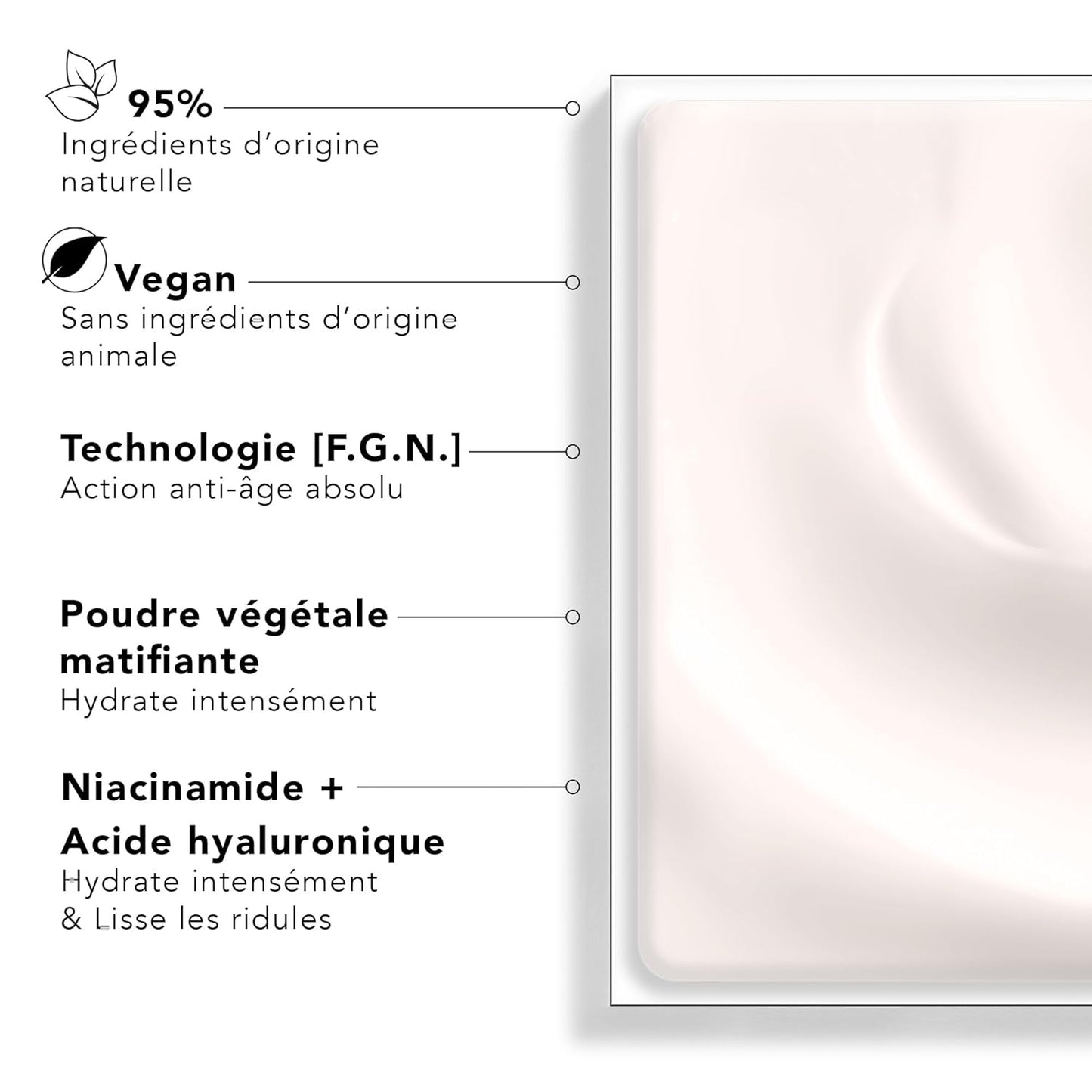 Lierac The Silky Cream Refill - Corrects all the Signs of Aging Face Cream with Niacinamide & Hyaluronic Acid, Hydrates, Firms & Smooths Skin, Refill - 50ml Jar