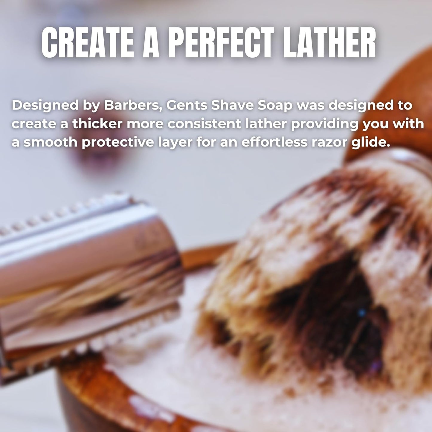 GBS Men's Shaving Soap 97% All Natural Enriched With Shea Butter and Glycerin, Creates Rich Lather Form (6 Pack Variety)