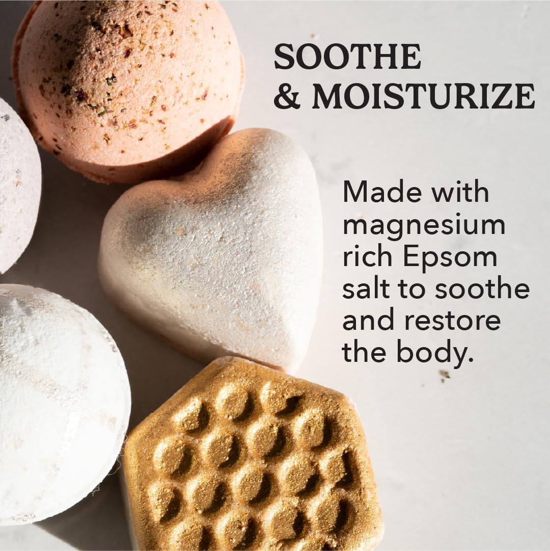 PACHA SOAP Co. Froth Bath Bomb 3 Pack, Sweet Honey Almond - Nourishing, Moisturizing, Naturally Derived & Handcrafted in The USA