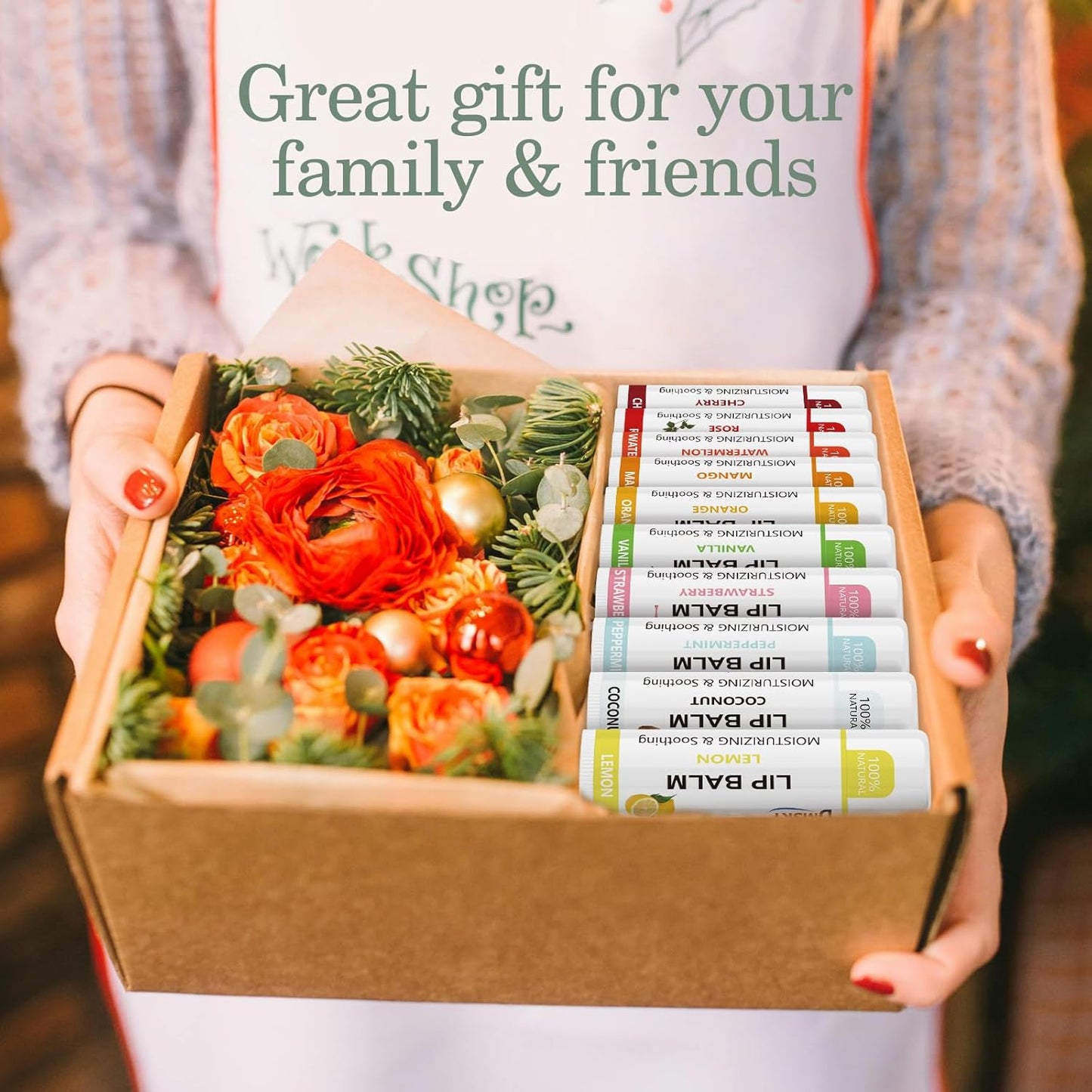 Dmsky Fruit Lip Balm Bulk - Hydrating for Men, Women, Kids - 0.15 Oz, 20 Count (Pack of 1)