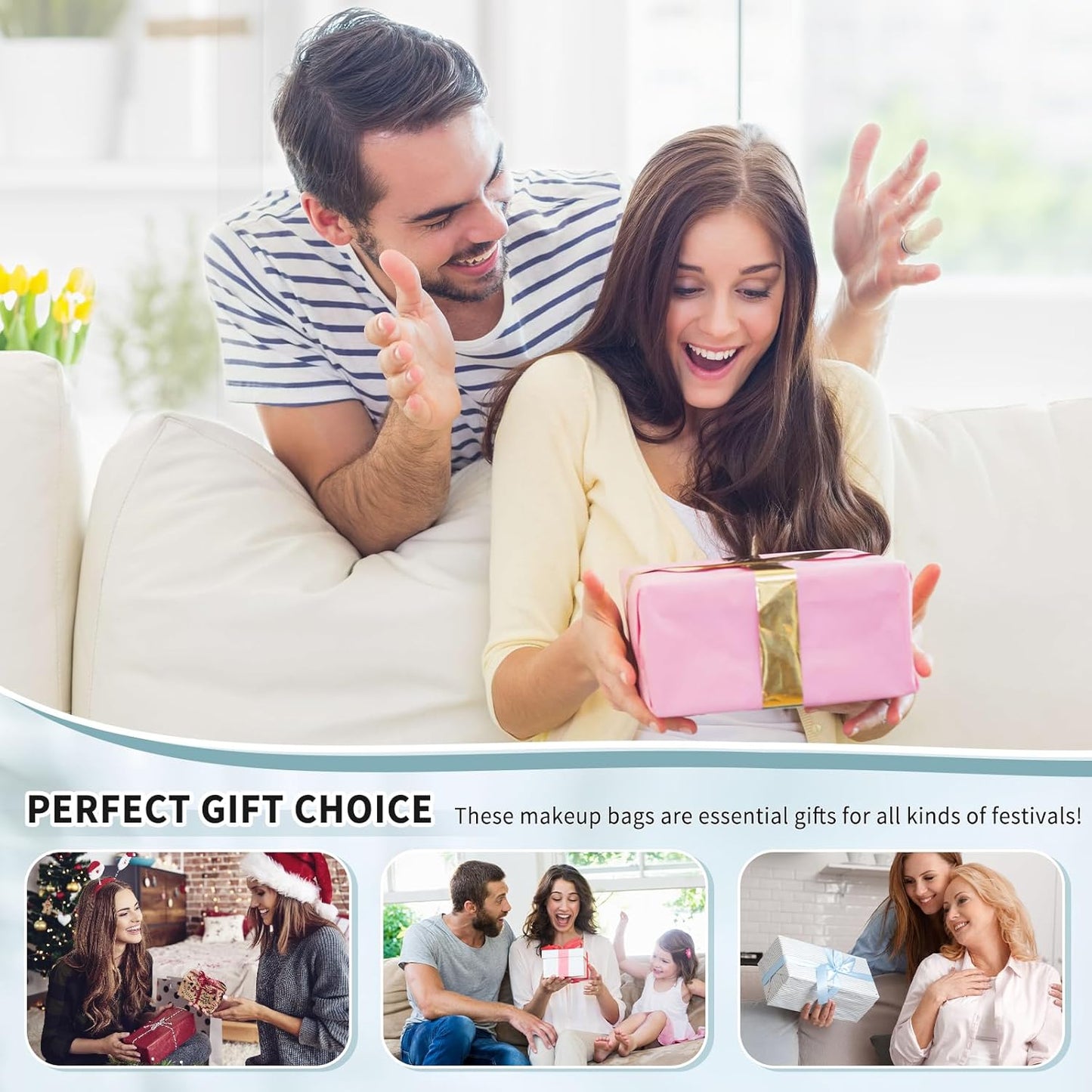 Cute Quilted Floral Makeup Bag(3Pcs)，Coquette Aesthetic Cosmetic Bag，Travel Toiletry Bags， Kawaii Aesthetic pouch for Women (64-GridRose)