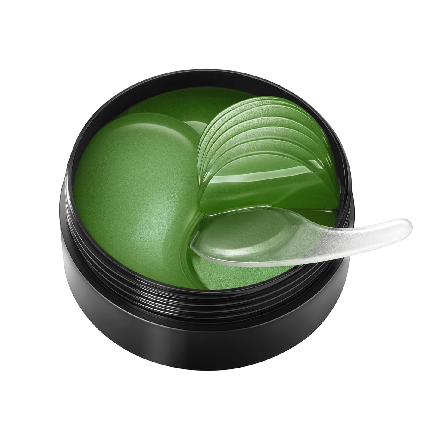 Under Eye Masks, 60pcs Green Tea Collagen Eye Mask, Green Under Eye Patches for Puffy Eyes,Dark Circles,Eye Bags,Puffiness,Natural Moisturizing Collagen Eye Gel Pads, Anti-Aging Eye Masks