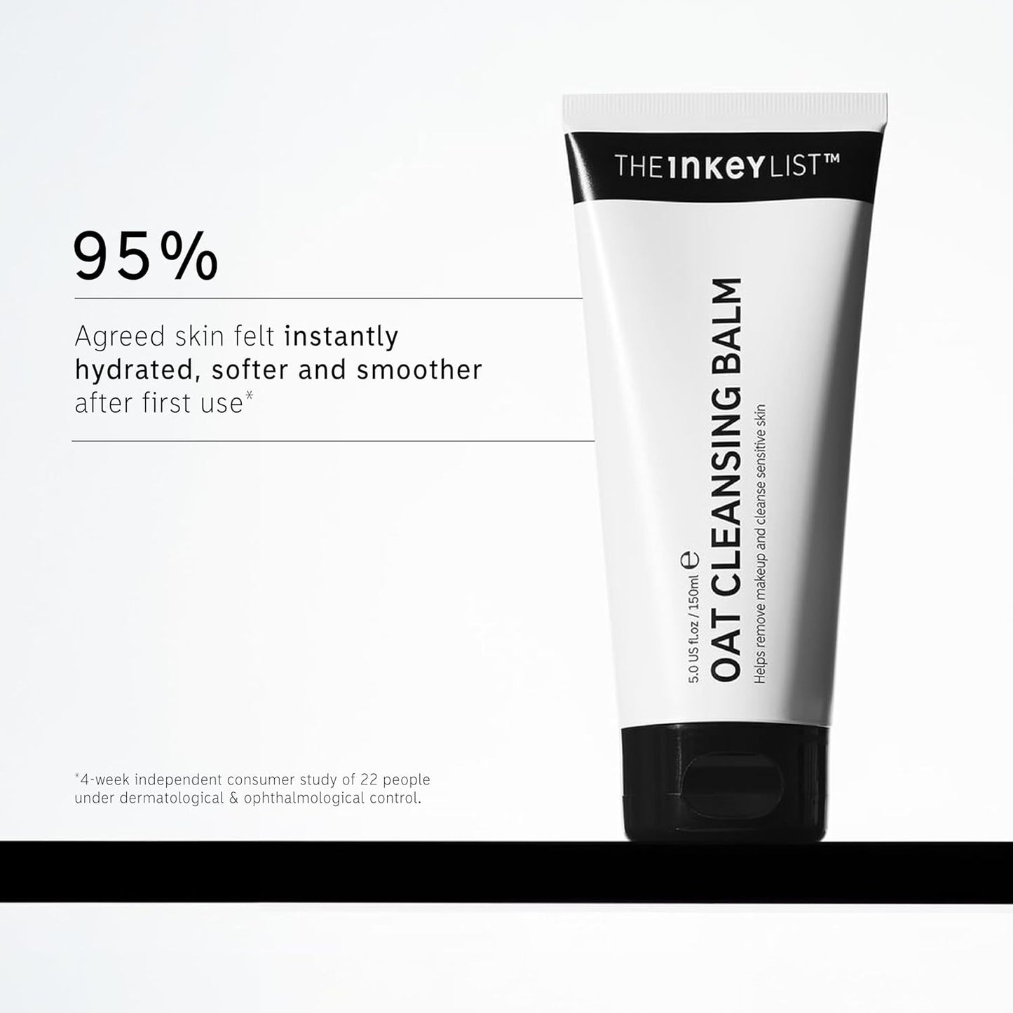 The INKEY List Oat Cleansing Balm Duo, Rich Balm Removes Makeup and Impurities, Reduces Redness, 5.0 fl oz (2 Pack)