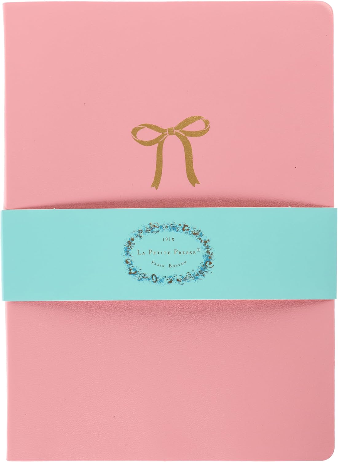 Graphique Pretty Bow Vegan Leather Journal, Diary Notebook for Writing, 192 Lined Pages, La Petite Press Collection, 6” x 8”