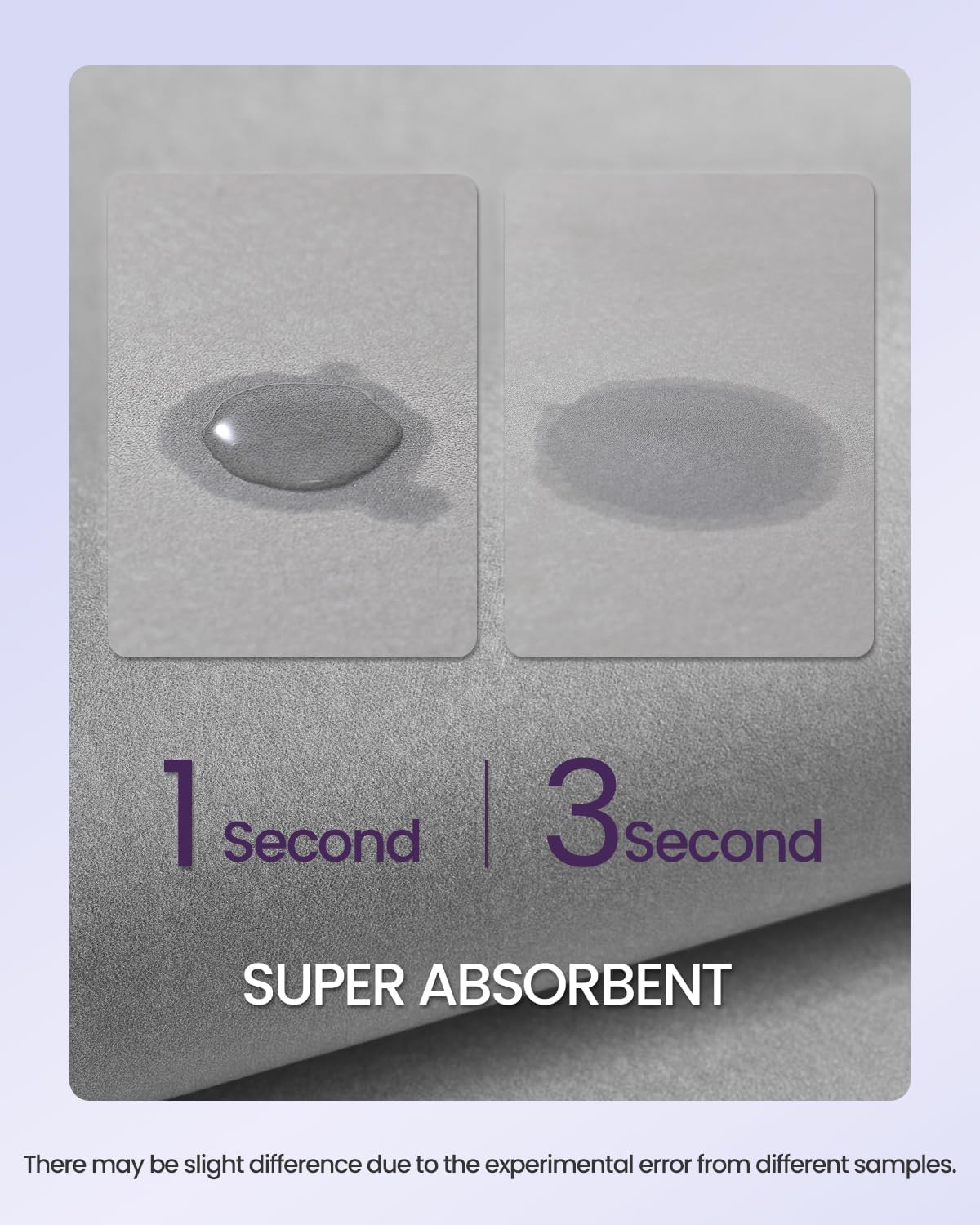 DEXI Bathroom Mat Ultra Thin, Non Slip Bath Rug for Shower Floor, Absorbent Quick Dry Marble Bathmats Low Profile, 17x43, Light Grey