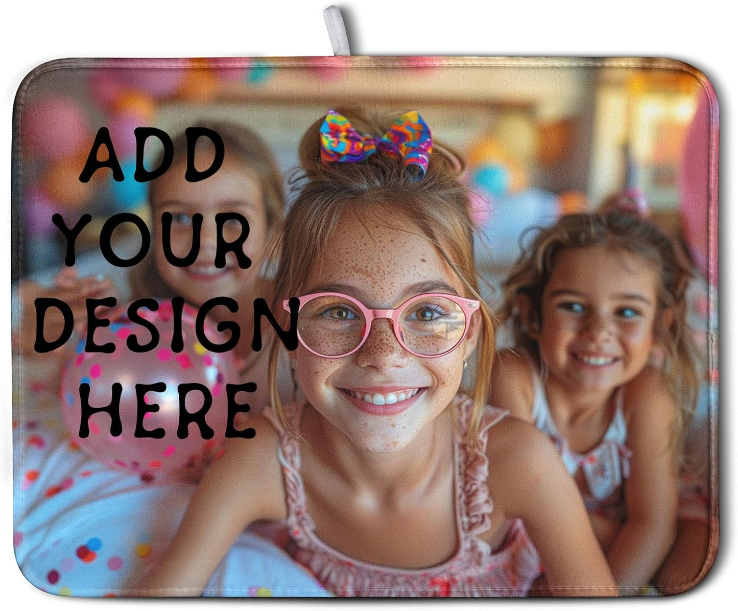 Customized Personalized Image Dish Drying Mat for Dishes 18x24 inch,Custom Any Photo or Text Drying Mat Large Microfiber Dish Drainer Mat Super Absorbent Dish Rack Pad for Coffee Bar Sinks