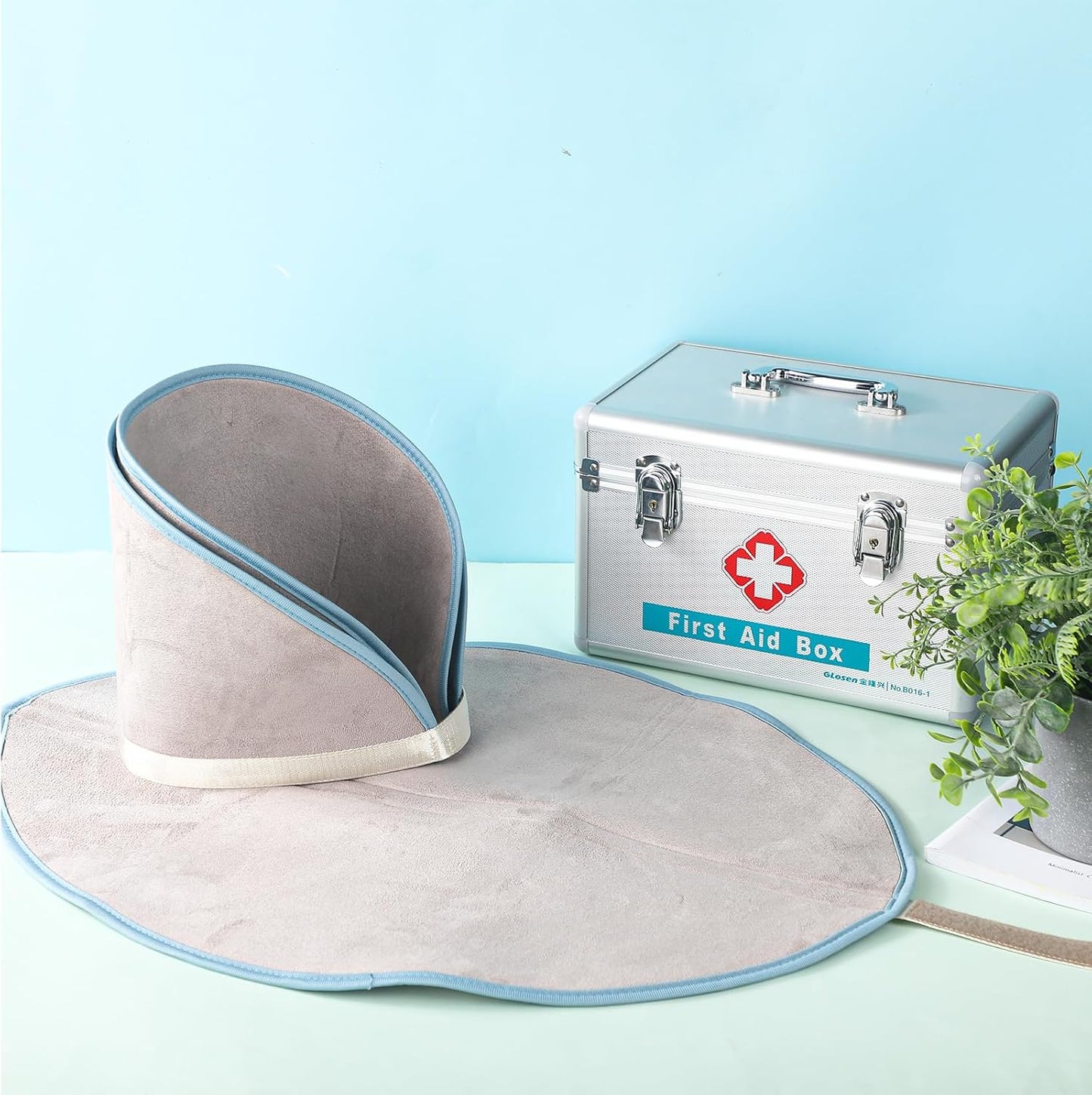 2 Pcs Heating Pad Cover Foam Filled Terry Cover Hydroculators Moist Hot Heat Pack for Cramps Muscle Soreness Dysmenorrhea Aches Relaxation Without Pockets (Neck Contour)