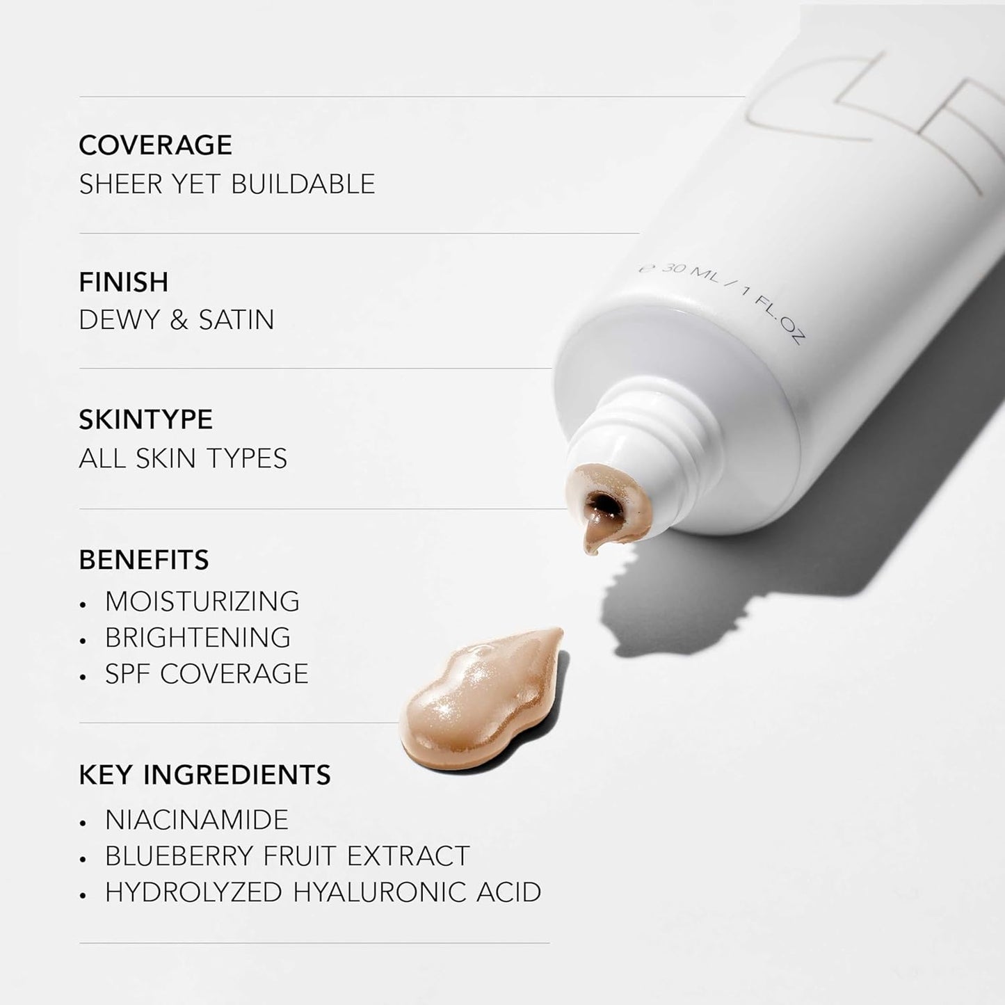 CLE Cosmetics CCC Cream (Olive Medium Deep 406 / SPF 50) - Color Correcting With Sunscreen - Lightweight, Hydrating Foundation - BB & CC Hybrid - Light to Medium Coverage - 1 fl oz