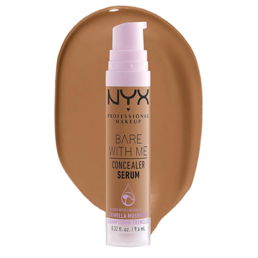 NYX PROFESSIONAL MAKEUP Bare With Me Concealer Serum, Concealer Makeup For Up To 24Hr Hydration - Deep Golden
