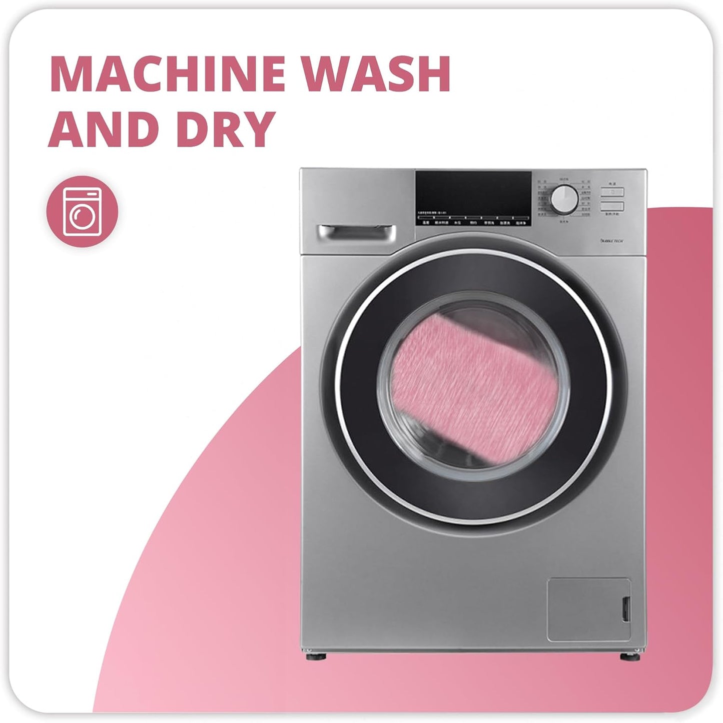 Bath Mat,Ultra Thin Bathroom Runner Rugs,Large Bath Mats for Bathroom,Quick Dry,Non-Slip,Machine Washable,Low Pile,Bath Rug,Shower Outside,Sink,Home Decor Accessories.Pink,2'x5'（24x60inch）