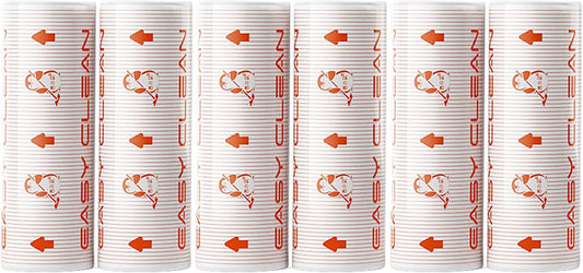Lint Roller Refills 6.3 inch Bulk 6Rolls Total 300 Sheets Extra Sticky Lint Remover