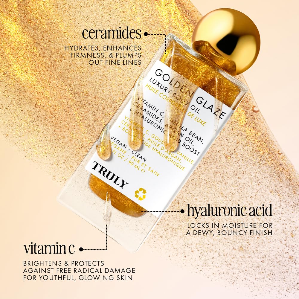 Truly Beauty Golden Glaze Luxury Body Oil