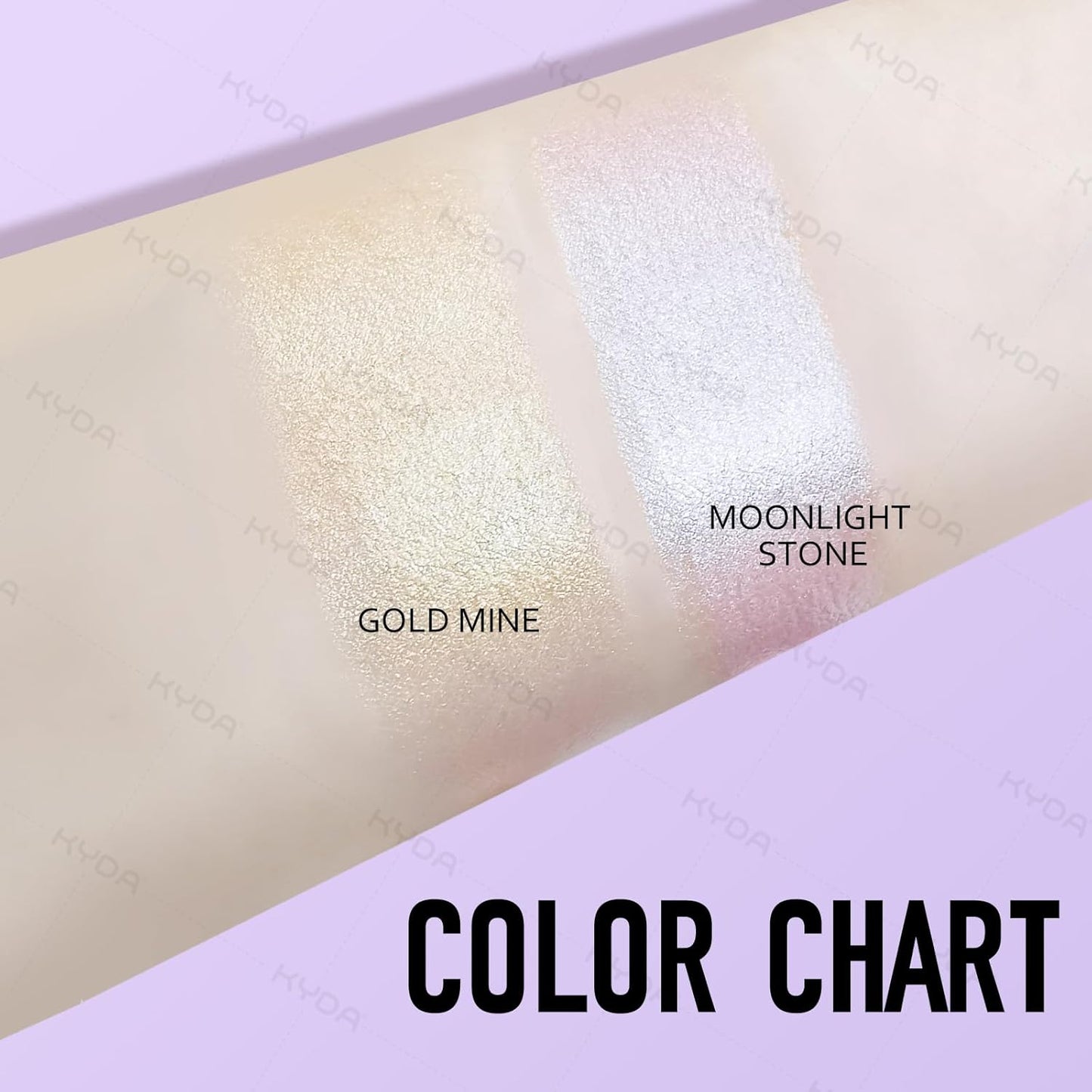 Ownest 2 Colors Highlighter Stick, Shimmer Glow Cream Highlighter for Face & Body, Subtle Shimmer Face Illuminator, Buildable, Blendable, Smooth Hydrating Radiance Balm, for All Skin Types