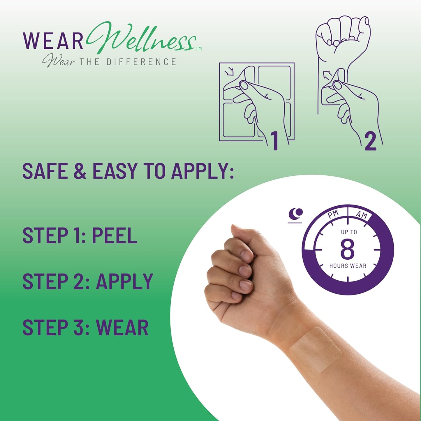 ImmunBoost Film Patches – Topical Patches for Immune Support & Overall Wellness – Long-Lasting Effect – 16 Pack