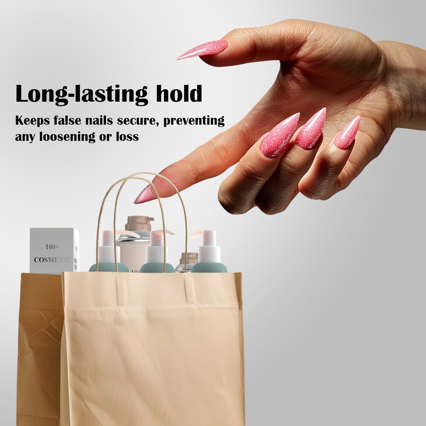 300PCS Nail Adhesive Tabs Extra Strong | 10 Sheets Nail Sticky Tabs for Press Ons | Ultra Thin, Waterproof & Easy to Use Press On Sticky Tabs for Nails