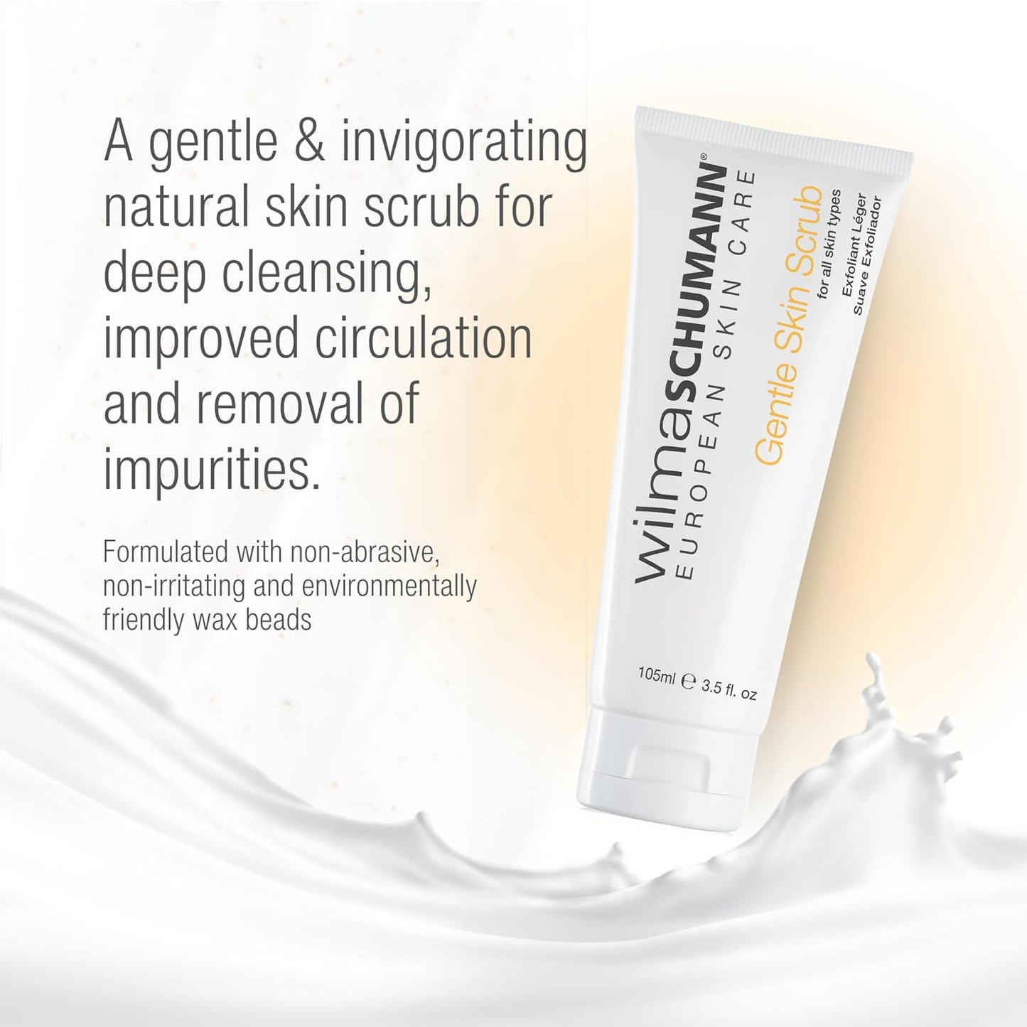 Gentle Skin Scrub, Natural Face Scrub, Face Exfoliant, 3.5 oz