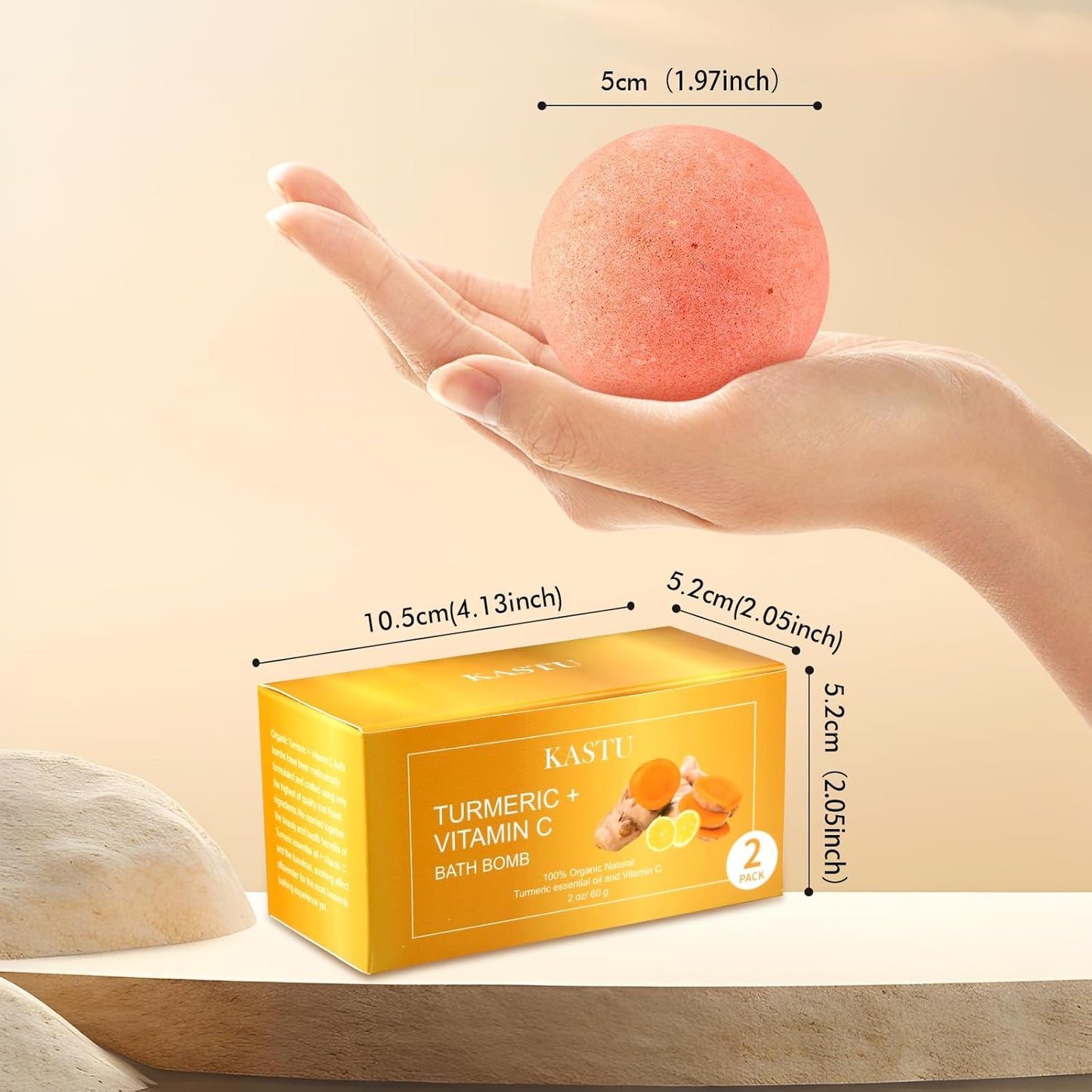 Bath Bombs Salt Balls,Turmeric Lemon Vitamin C Lemon Extract Essential Oils,Moisturizing Dry Skin,Fizzy Spa,Relaxation,Bubble Bath Bomb Gifts for Men Women