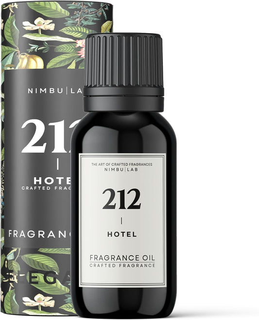 212 Hotel Fragrance Oil for Diffuser - Hotel Collection Oil with Euro Dropper Cup – Long-Lasting Home Fragrance – Scented Oils Gift – Home Luxury Scents 1.00 Fl Oz - Floral and Marine