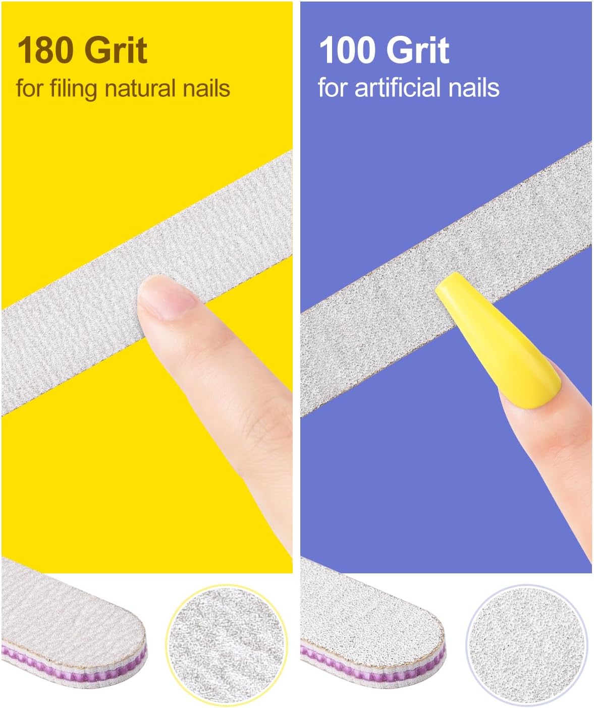 MORGLES Nail File and Buffer Blocks with Nail Care Kit, 13 Pcs Manicure Kit for Women with Milk and Honey Cuticle Oil and Cuticle Trimmer Set