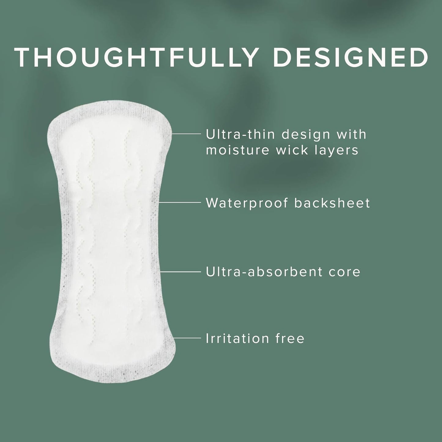 Veeda Natural Cotton Ultra Thin Panty Liners for Women - Breathable Thin Daily Liners are Always Chlorine and Toxin Free - Hypoallergenic & Comfortable Pantyliners - 240 Count