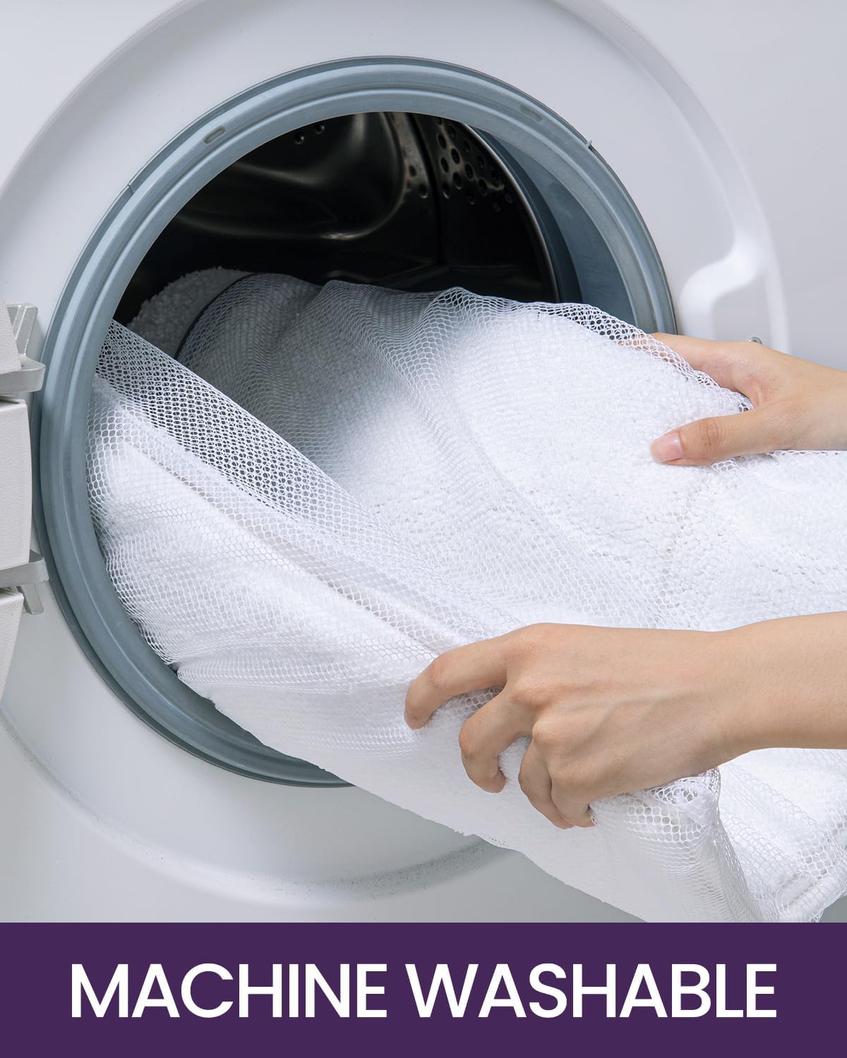 DEXI Bathroom Rugs Set 2 Piece 24x16, Washable Non Slip Bath Mat for Shower Floor, Absorbent Quick Dry Bathmat with Rubber Backing, Ultra Soft Plush Carpet for Tub, White