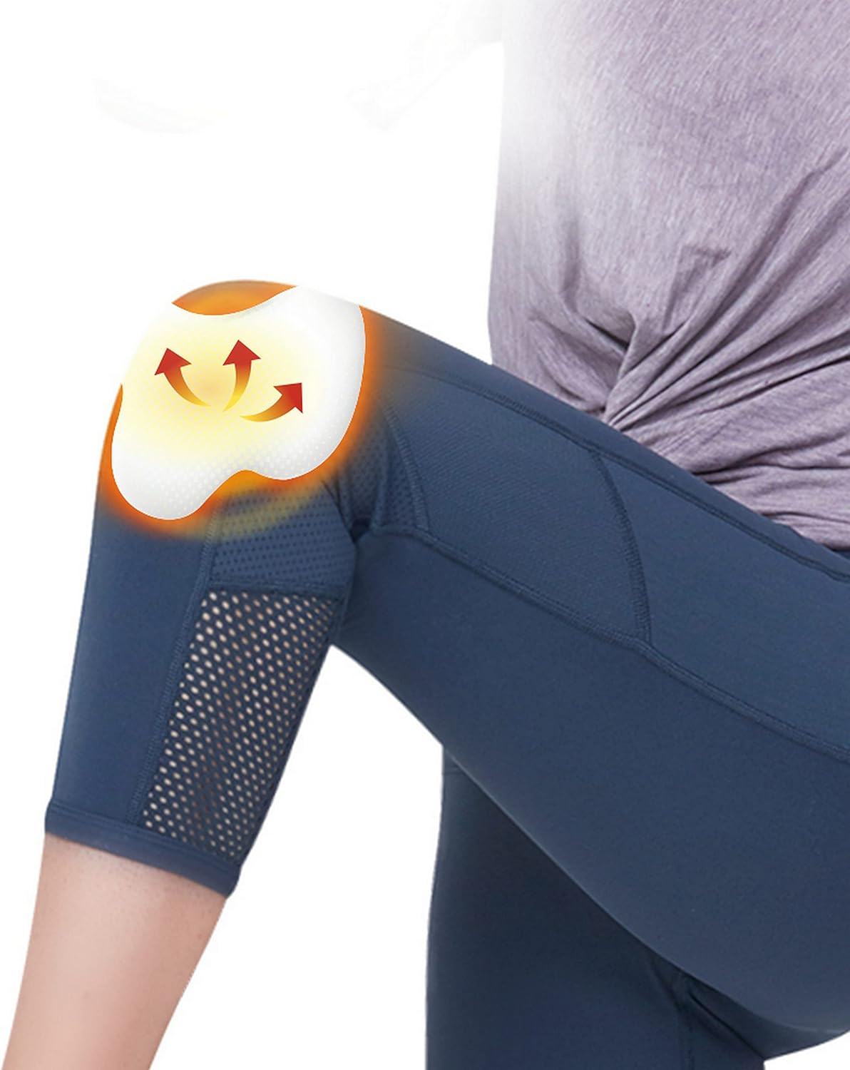 Hot Knee Warmers - 40 Pack Disposable Adhesive Patches for Up to 12 Hours of Safe, Natural Heat, Ideal for Outdoor Activities like Skiing, Hiking & More, Fastest Activation for On-the-Go Warmth.