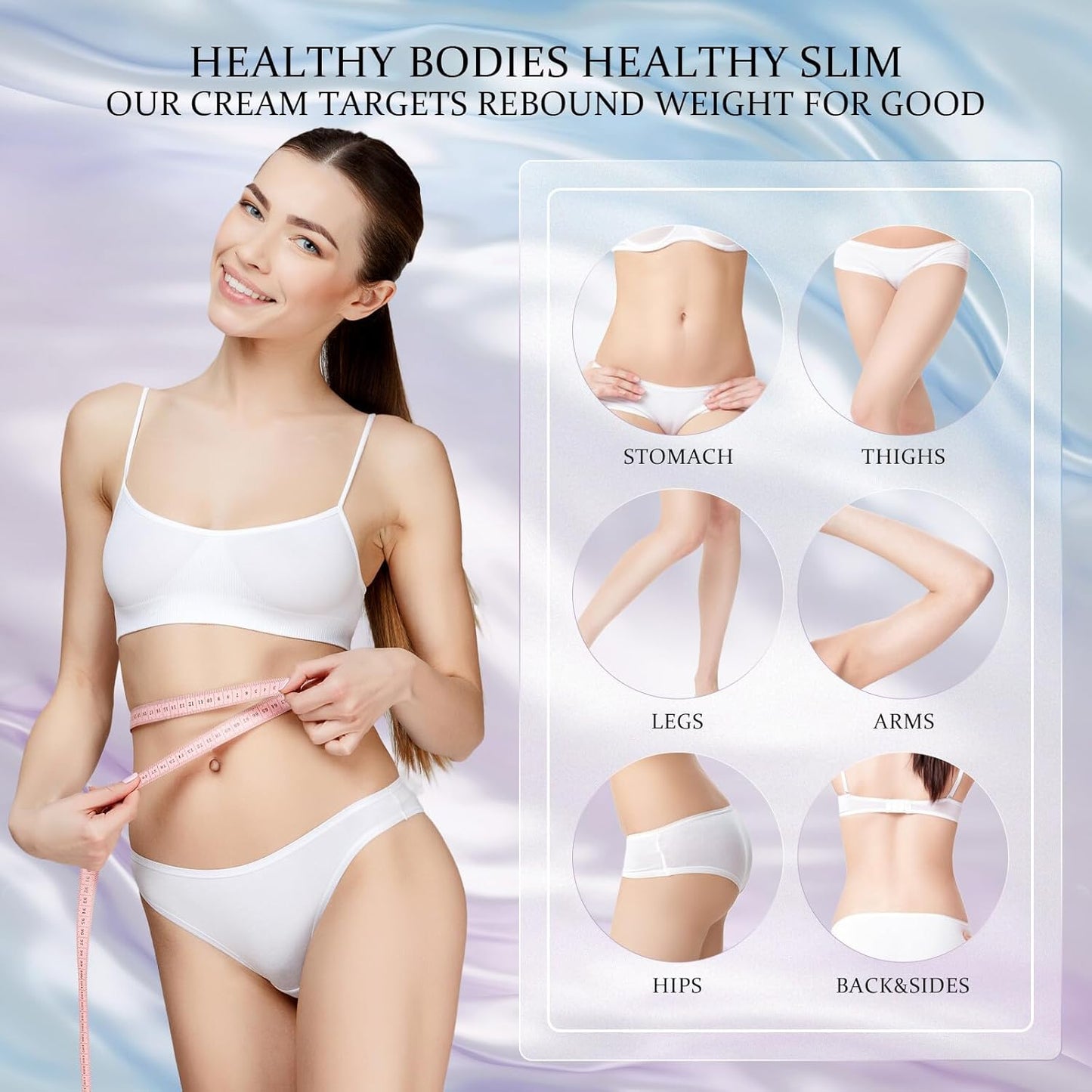 B Flat Belly Firming Cream: Premium Skin Tightening & Moisturizing for Stomach, Women Body Lotion for Firmness and Lift of Thighs & Butt - Pregnancy Skin Firming - 4.2 Fl Oz