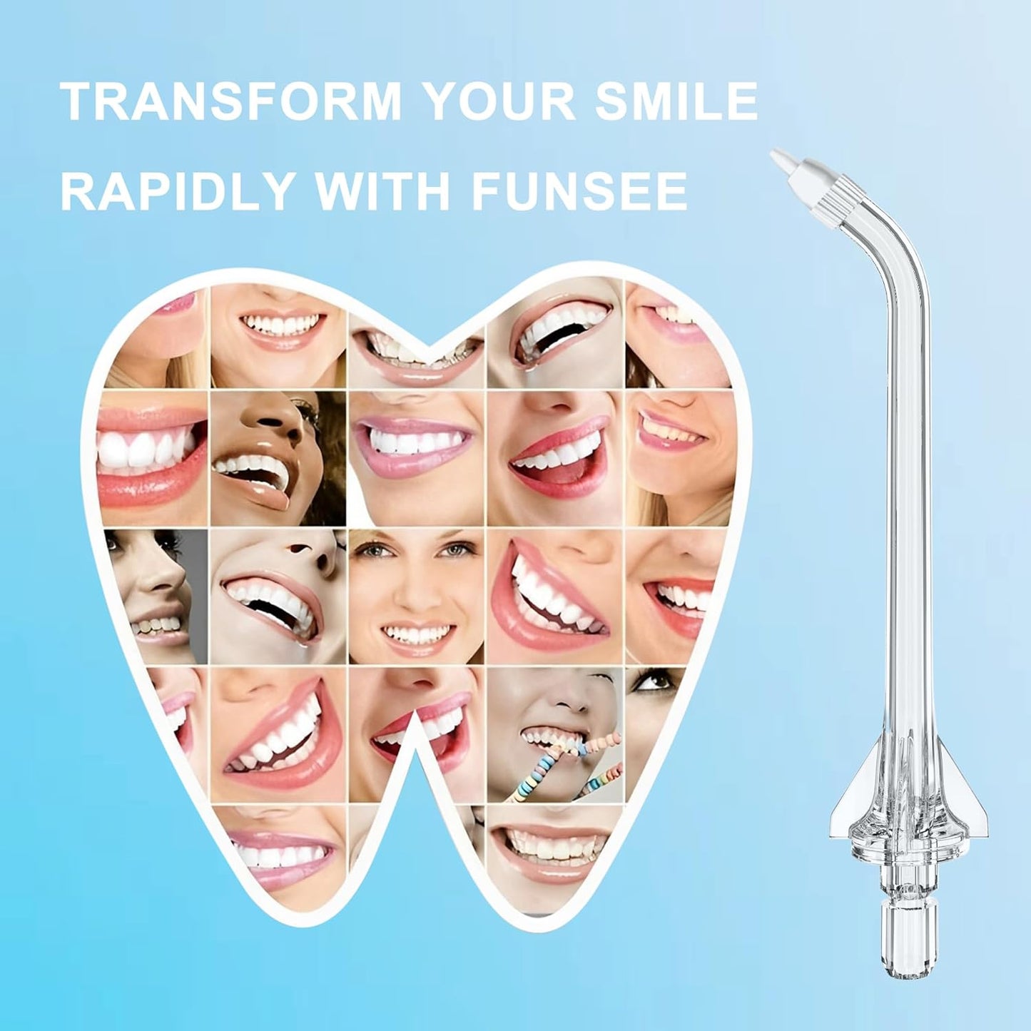 Replacement Head Compatible with AquaSonic Aqua Flosser,Periodontal/Pocket Tips Oral Irrigator Jet Tips