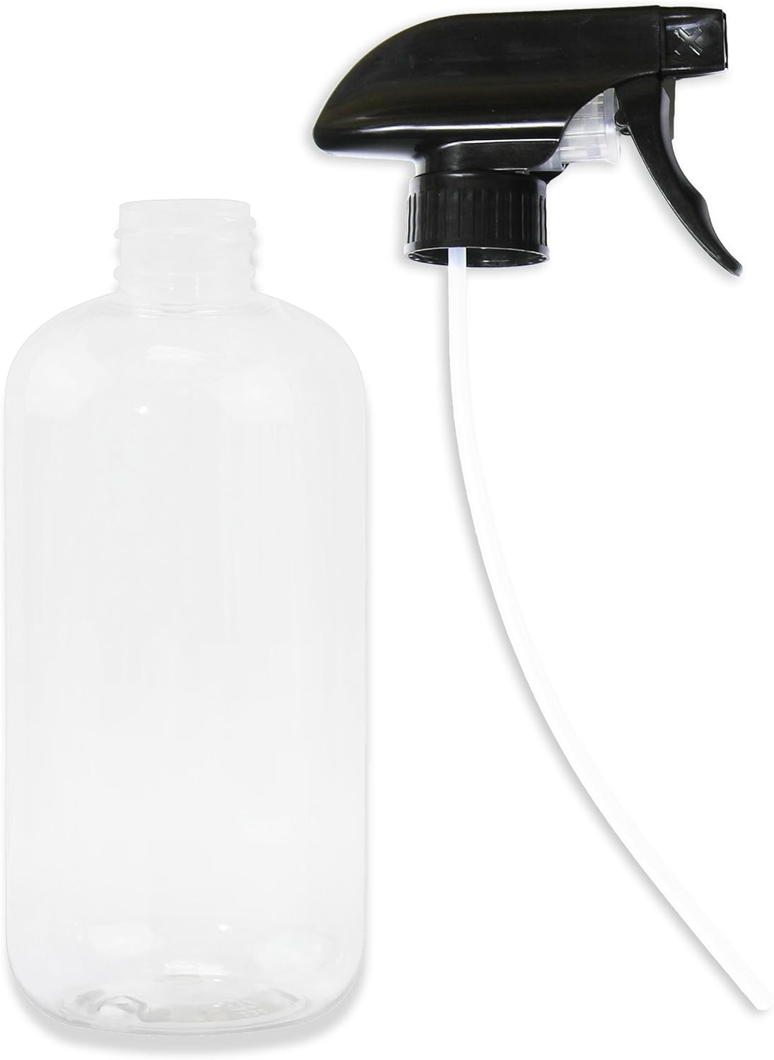 EPAuto Heavy Duty Chemical Resistant Spray Bottles with Sprayer (16 oz), Clear, 3-Pack